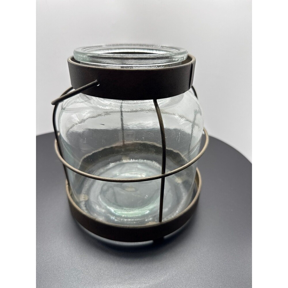 Glass decorative Hurricane 6 inches tall